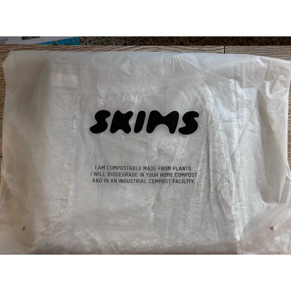 NWT Skims Boyfriend Loose Pant Women's Size M Light Heather Grey - Picture 2 of 3